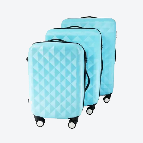 trolly blue bag