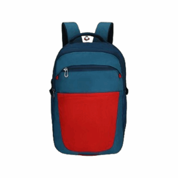 Dual Tone Red & Blue Backpack